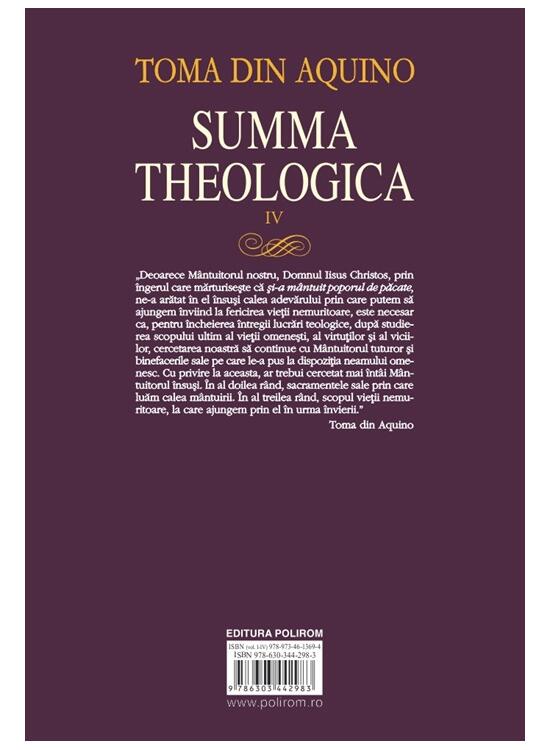 Copertă produs Summa theologica. Volumul IV - gallery big 2