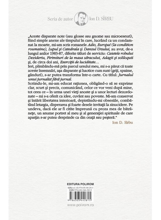 Copertă produs Jurnalul unui jurnalist fără jurnal (Vol. 1 + Vol. 2) - gallery big 4