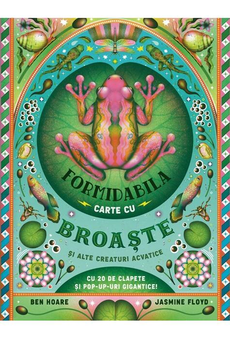 Copertă produs Formidabila carte cu broaște și alte creaturi acvatice