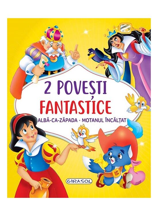 Copertă produs ​2 Povești fantastice. Albă-ca-Zăpada. Motanul &icirc;ncălțat - gallery big 1