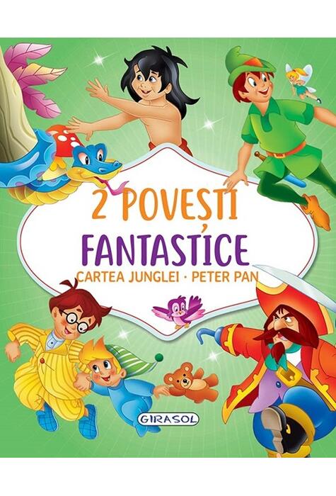 Copertă produs 2 Povești fantastice. Cartea Junglei. Peter Pan