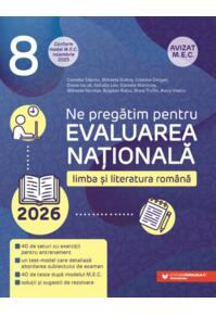 Copertă produs Ne pregătim pentru Evaluarea Națională 2026. Limba și literatura rom&acirc;nă - Clasa a VIII-a