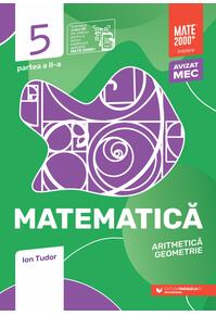 Copertă produs Matematică. Aritmetică, geometrie. Caiet de lucru. Clasa a V-a. Inițiere. Partea a II-a