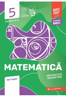 Copertă produs Matematică. Aritmetică, geometrie. Caiet de lucru. Clasa a V-a. Inițiere. Partea a II-a