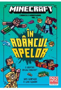 Copertă produs Minecraft. Cronicile Woodsword. &Icirc;n ad&acirc;ncul apelor (Vol. 3)