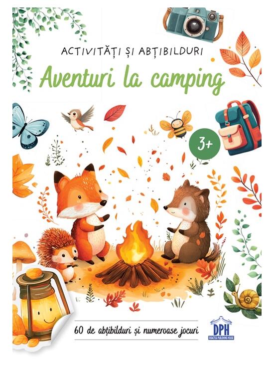 Copertă produs Aventuri la camping - Activități și abțibilduri - gallery big 1