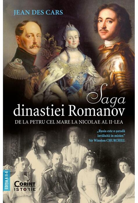 Copertă produs Saga dinastiei Romanov. De la Petru cel Mare la Nicolae al II-lea