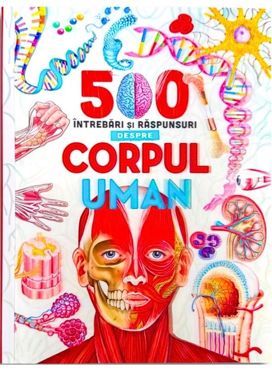 Copertă produs 500 de &icirc;ntrebări și răspunsuri despre corpul uman - gallery big 1