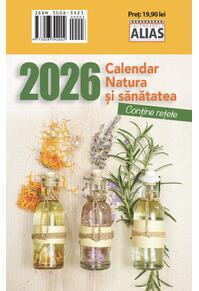 Copertă produs Calendar natura și sănătatea 2026, format 12,5x9,5 cm, 365 file