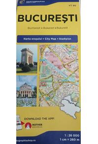 Copertă produs Harta orașului București