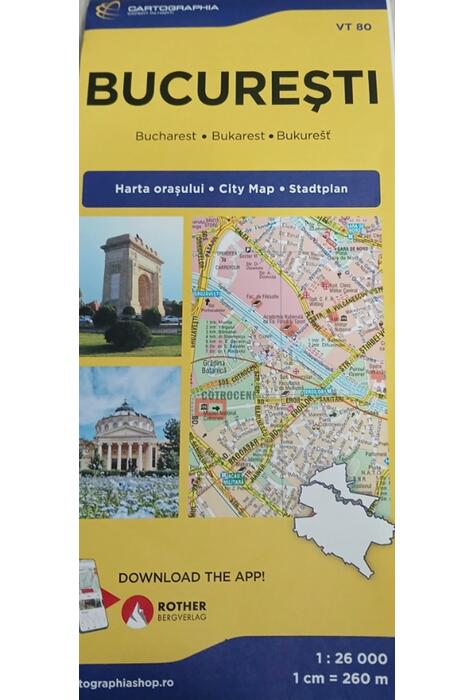 Copertă produs Harta orașului București