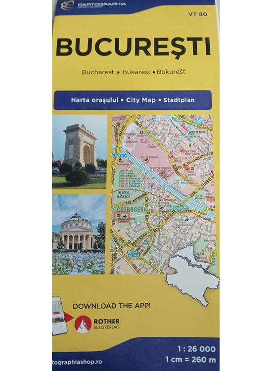 Copertă produs Harta orașului București - gallery big 1