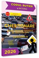 Imagine produs Chestionare pentru obținerea permisului de conducere auto. Categoria B 2026