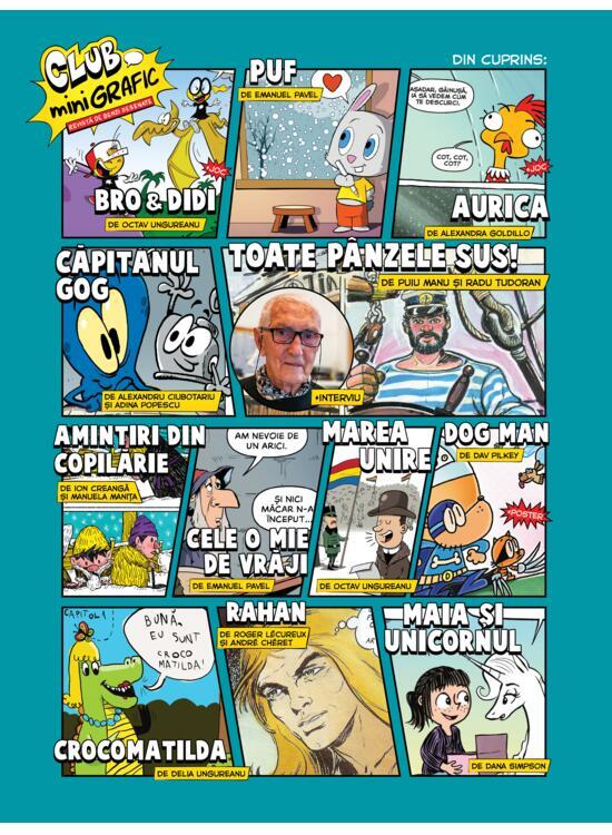 Copertă produs Aventuri și cunoaștere &icirc;n benzi desenate. Club miniGrafic Nr.1 - gallery big 2