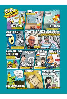 Copertă produs Aventuri și cunoaștere &icirc;n benzi desenate. Club miniGrafic Nr.1