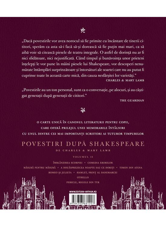 Copertă produs Povestiri după Shakespeare (Vol. 2) - gallery big 2