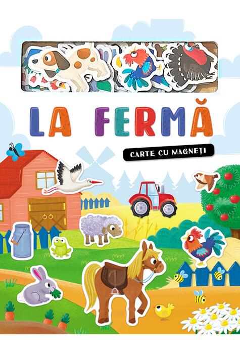 Copertă produs La fermă. Carte cu magneți