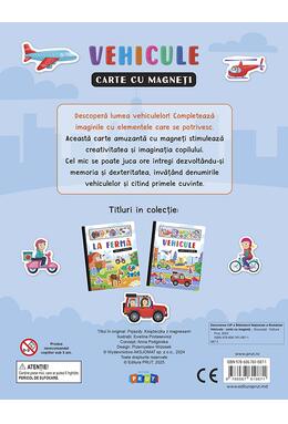 Copertă produs Vehicule. Carte cu magneți