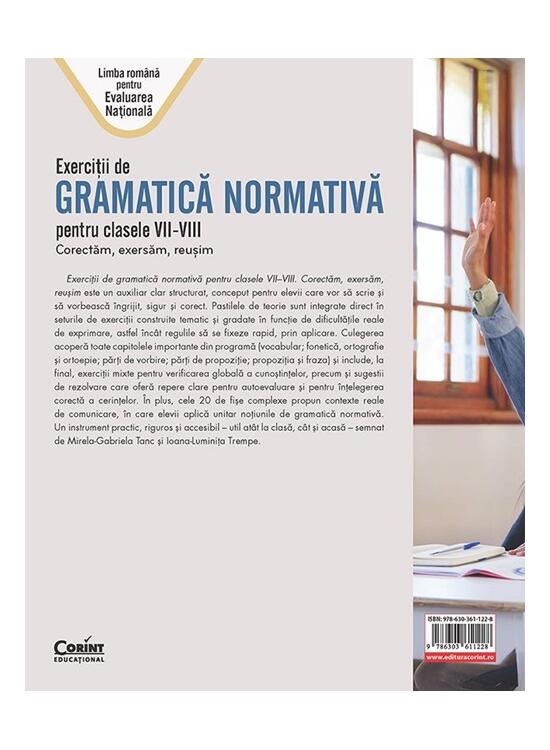 Copertă produs Exerciții de gramatică normativă pentru clasele VII-VIII - gallery big 2