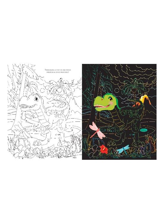Copertă produs Citește, răzuiește și colorează. Dinozauri - gallery big 3