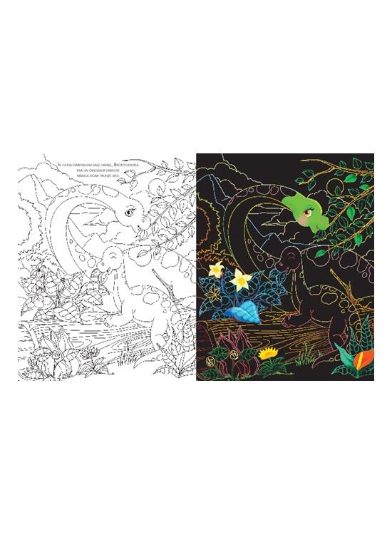 Copertă produs Citește, răzuiește și colorează. Dinozauri - gallery big 5