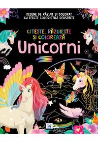 Copertă produs Citește, răzuiește și colorează. Unicorni