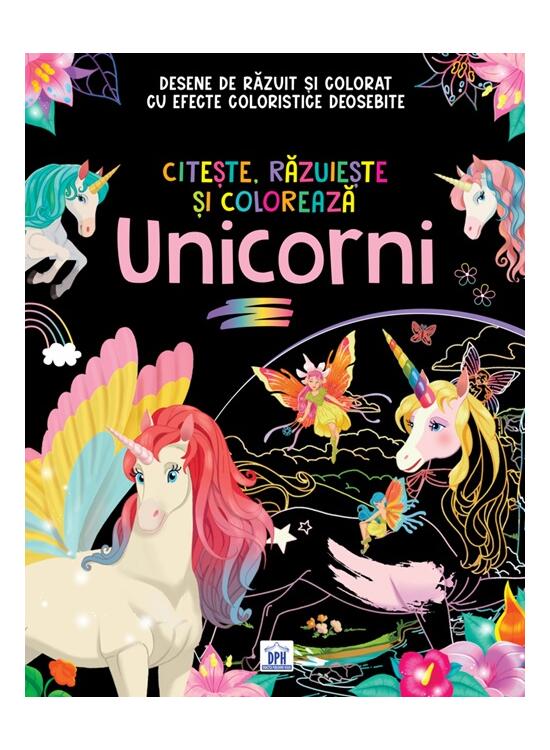 Copertă produs Citește, răzuiește și colorează. Unicorni - gallery big 1