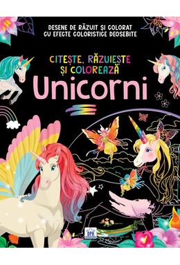 Copertă produs Citește, răzuiește și colorează. Unicorni