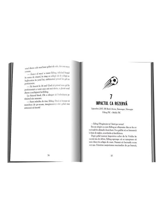Copertă produs Erling Haaland. Povestiri de pe teren - gallery big 3