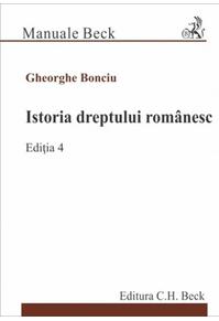 Copertă produs Istoria dreptului rom&acirc;nesc