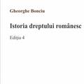 Copertă produs Istoria dreptului rom&acirc;nesc - gallery small 