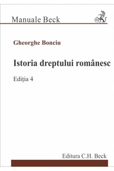 Istoria dreptului rom&acirc;nesc