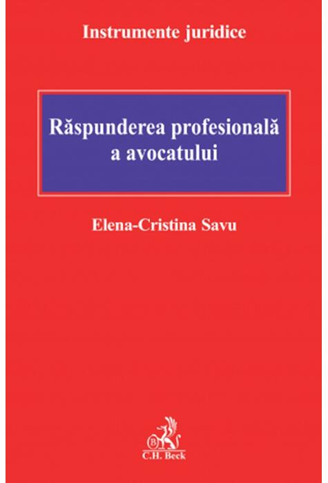 Copertă produs Răspunderea profesională a avocatului