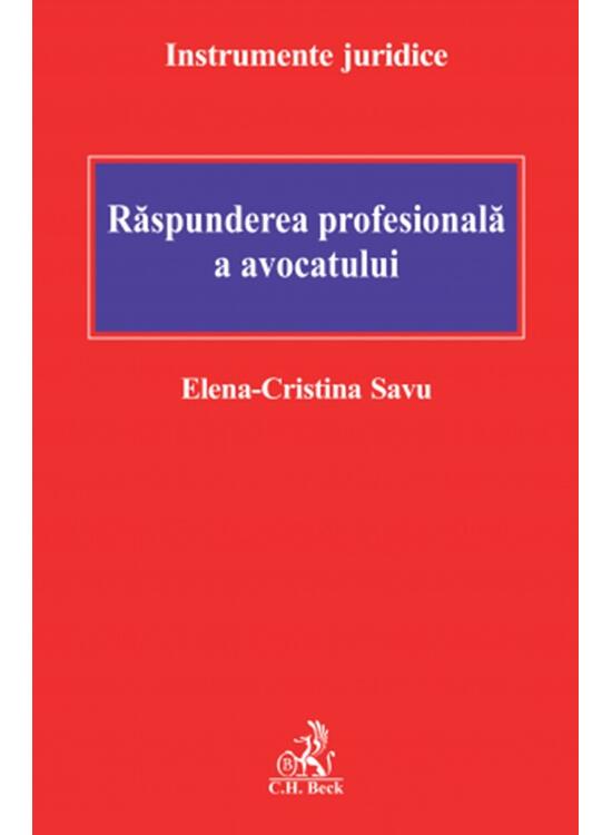 Copertă produs Răspunderea profesională a avocatului - gallery big 1
