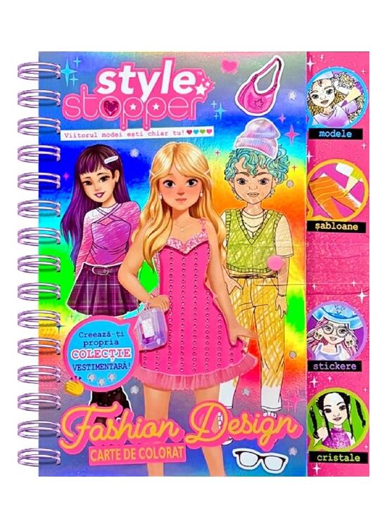 Copertă produs Fashion Design. Carte de colorat - gallery big 1