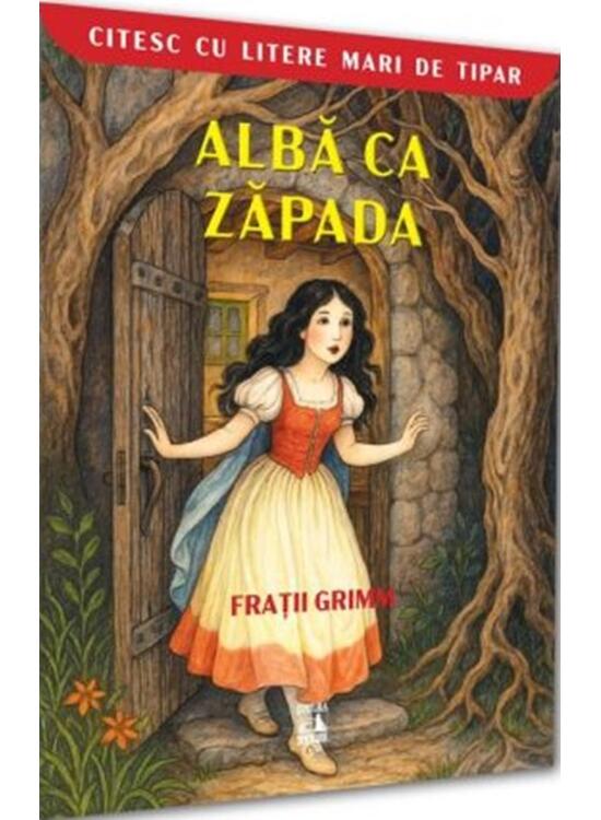 Copertă produs Albă ca Zăpada. Citesc cu litere mari de tipar - gallery big 1