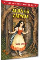 Albă ca Zăpada. Citesc cu litere mari de tipar