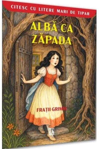 Albă ca Zăpada. Citesc cu litere mari de tipar