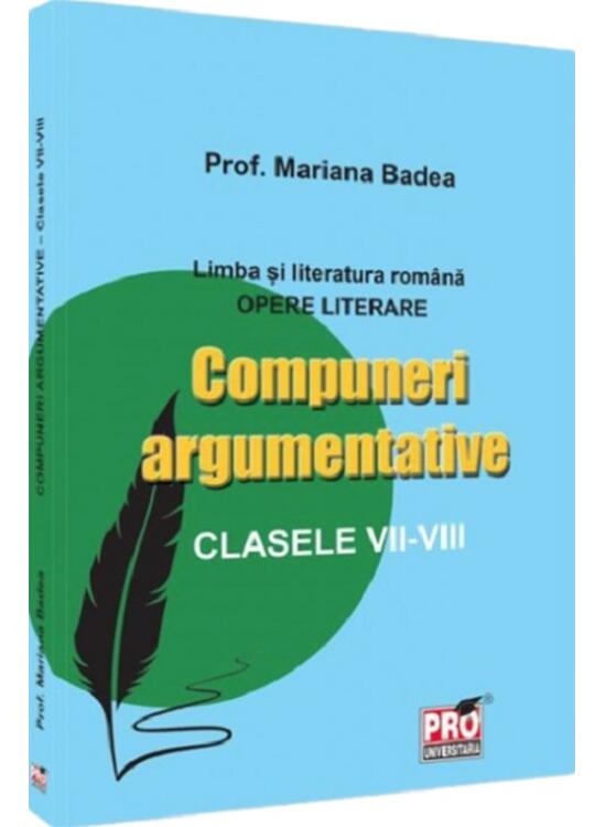 Copertă produs Compuneri argumentative clasele VII-VIII - gallery big 1