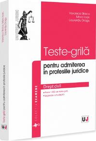 Copertă produs Teste-grilă pentru admiterea &icirc;n profesiile juridice. Drept civil