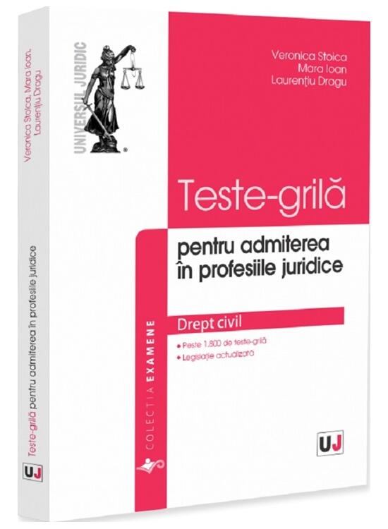 Copertă produs Teste-grilă pentru admiterea &icirc;n profesiile juridice. Drept civil - gallery big 1