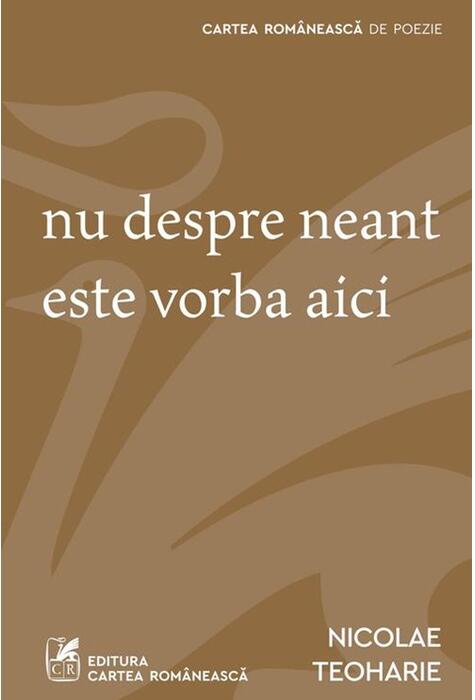 Copertă produs Nu despre neant este vorba aici