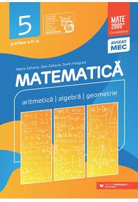 Copertă produs Matematică. Aritmetică, algebră, geometrie. Clasa a V-a. Consolidare. Partea a II-a (2025-2026)