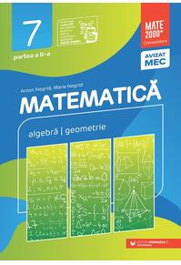 Copertă produs Matematică. Algebră, geometrie. Clasa a VII-a. Consolidare. Partea a II-a (2025-2026)