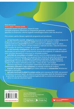 Copertă produs Matematică. Algebră, geometrie. Clasa a VII-a. Consolidare. Partea a II-a (2025-2026)