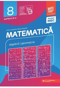 Copertă produs Matematică. Algebră, geometrie. Clasa a VIII-a. Consolidare. Partea a II-a (2025-2026)
