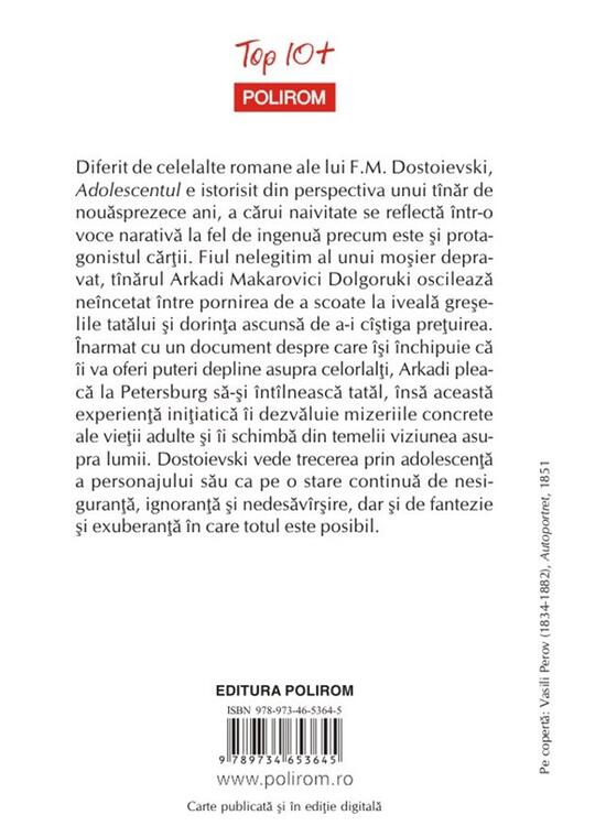 Copertă produs Adolescentul - gallery big 2