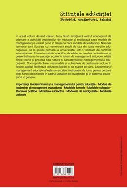 Copertă produs Leadership şi management educaţional. Teorii şi practici actuale