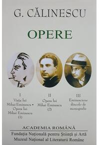 Copertă produs George Călinescu. Opere (Vol. I+II+III)
