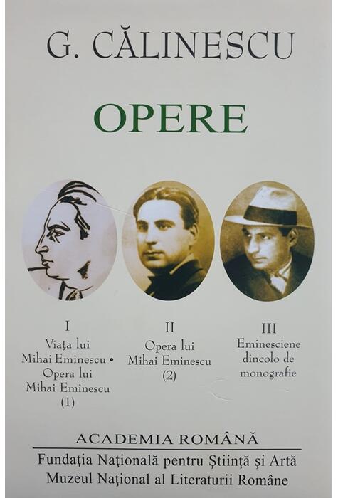Copertă produs George Călinescu. Opere (Vol. I+II+III)